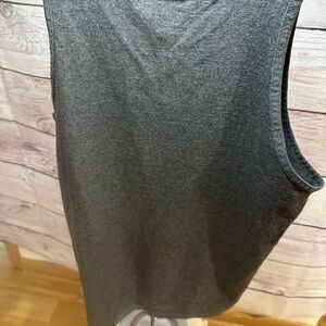 Gray Sleeveless Top